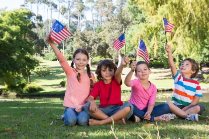 flag day-kids small flags