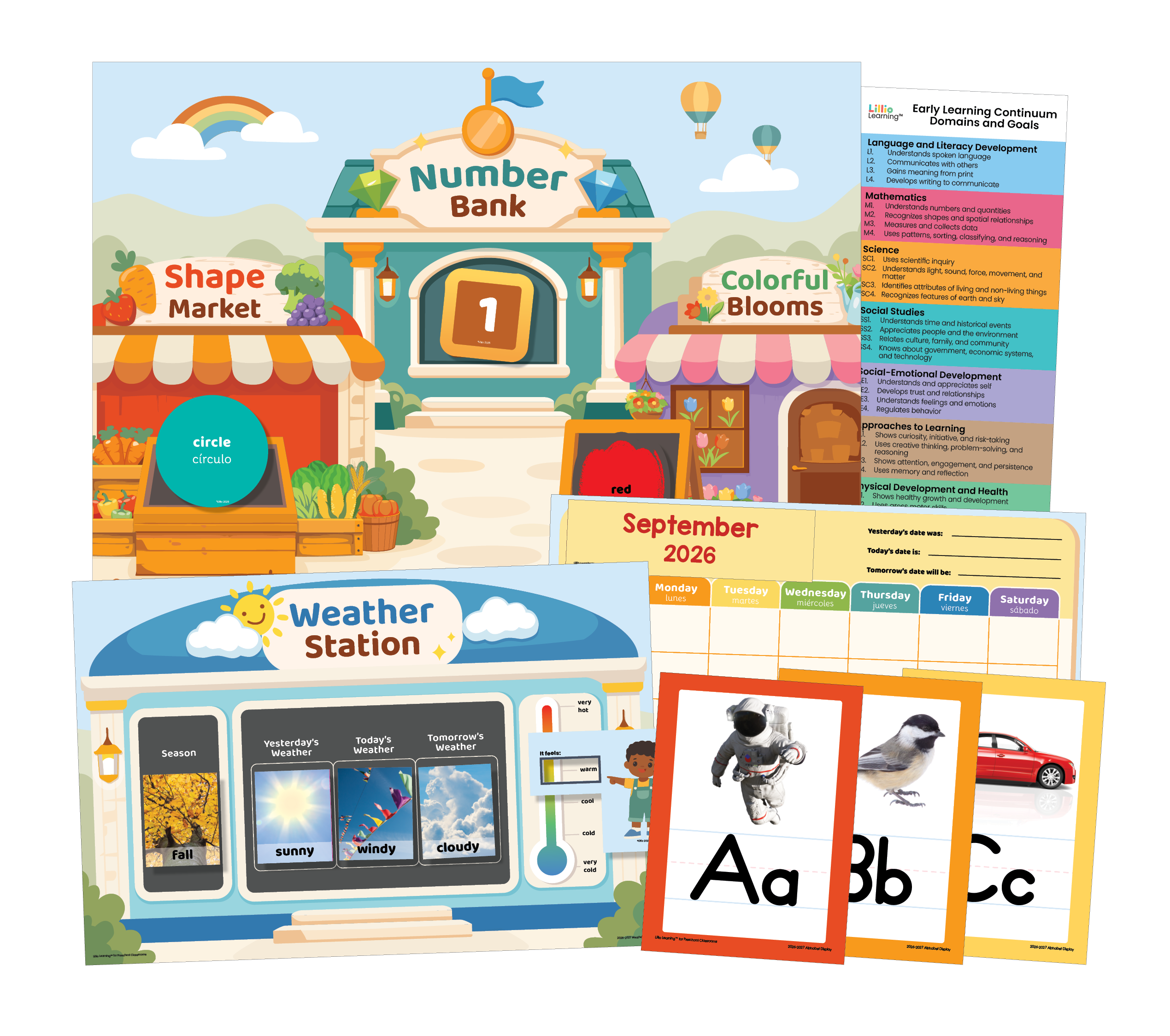 Math Display Pack Preschool Curriculum Kit